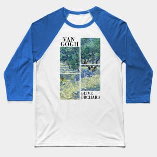 Van Gogh - Olive Orchard 1889 Baseball T-Shirt